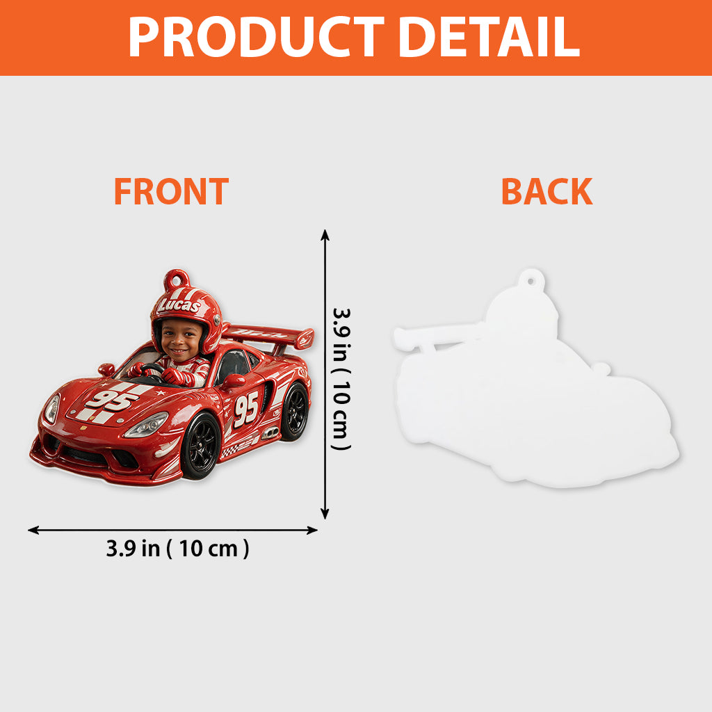 Custom Any Photo Kid Car Toys - Personalized Kid Premium 3D Ornament