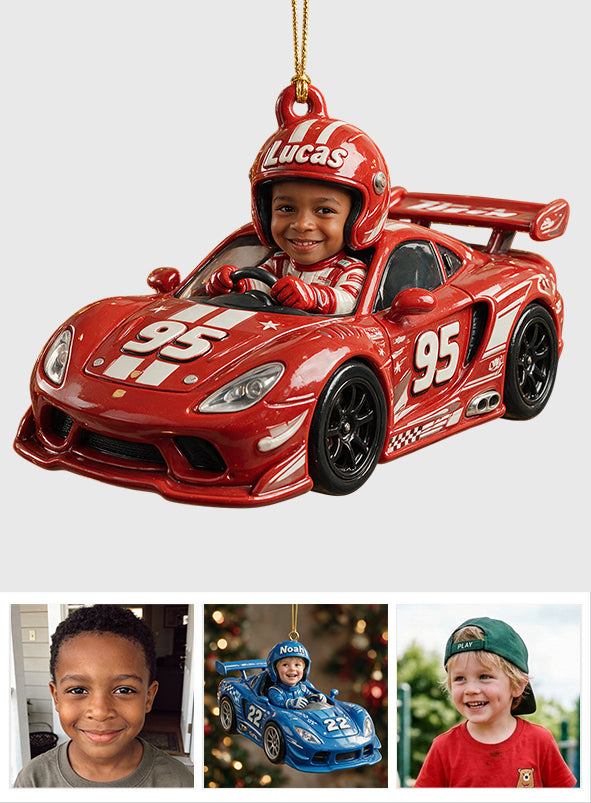 Custom Any Photo Kid Car Toys - Personalized Kid Premium 3D Ornament
