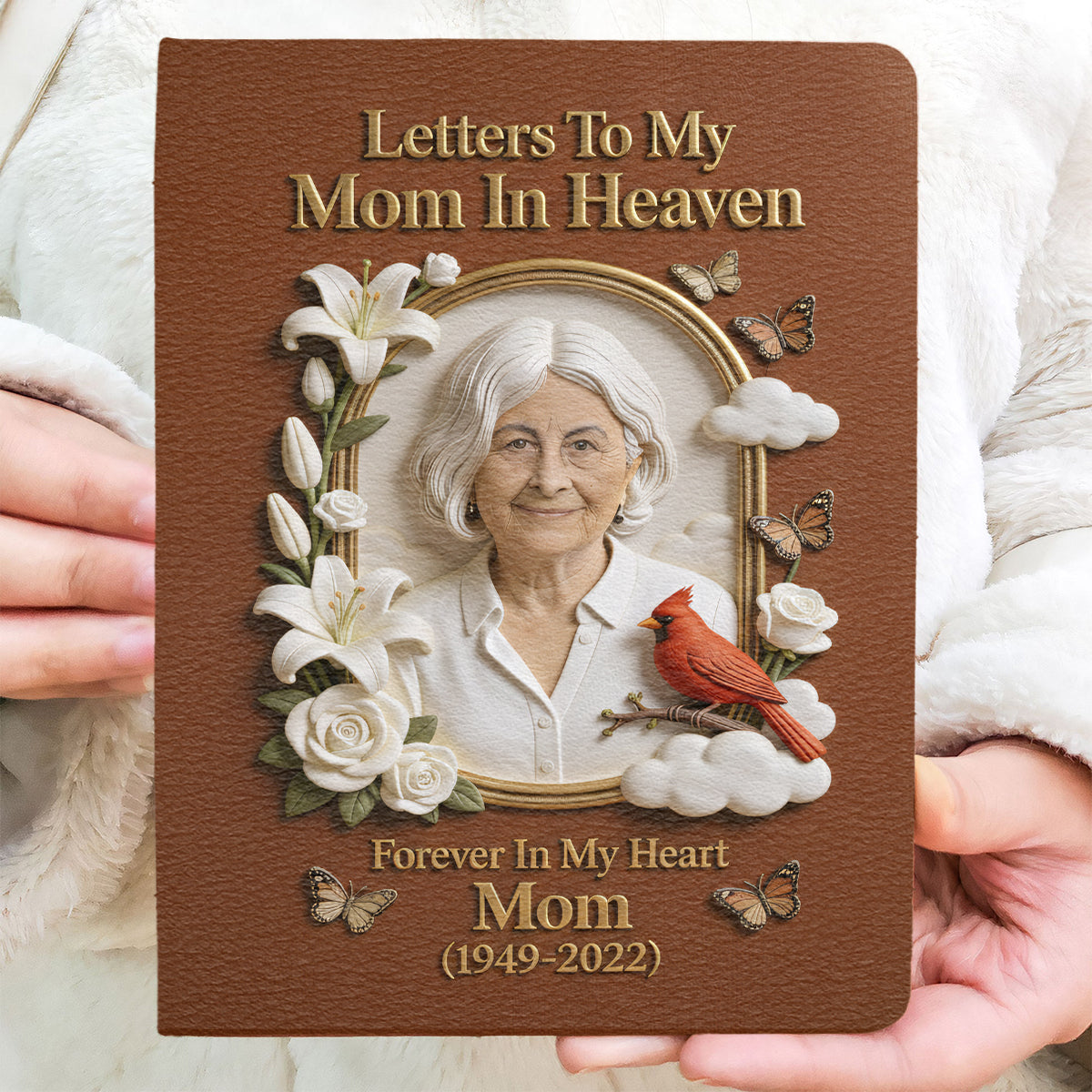 Memorial Gift For Lost Of Loved Ones - Personalized Memorial Leather Journal