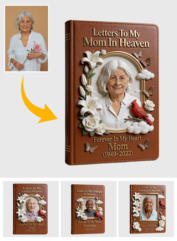 Memorial Gift For Lost Of Loved Ones - Personalized Memorial Leather Journal