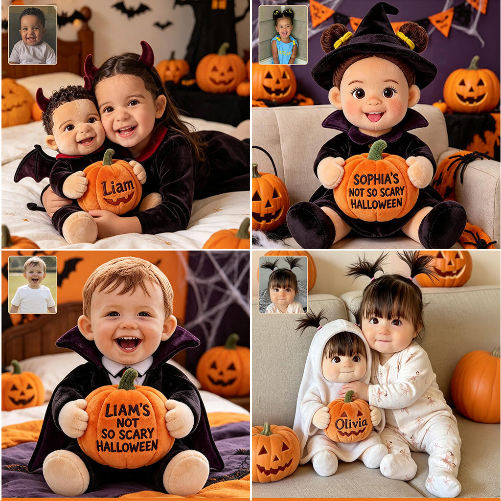 Kids Halloween Cosplay - Personalized Kid Premium Faux Fur Pillow