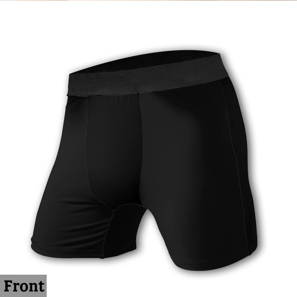 Funny Gift For Him Property Of His Girl - Personalized Couple Men’s Boxer Briefs