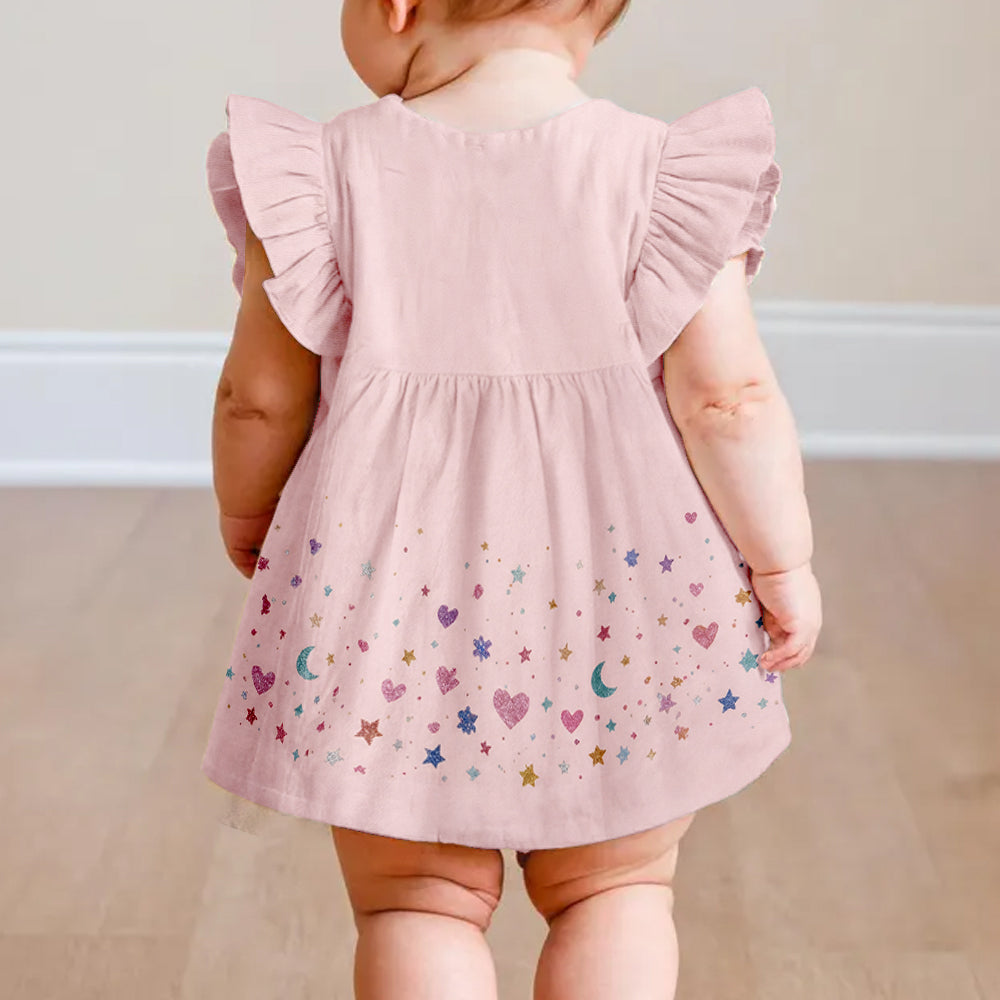 Robe d'anniversaire, Personnalisée à partir de n'importe quelle photo - Robe à volants d'anniversaire personnalisée