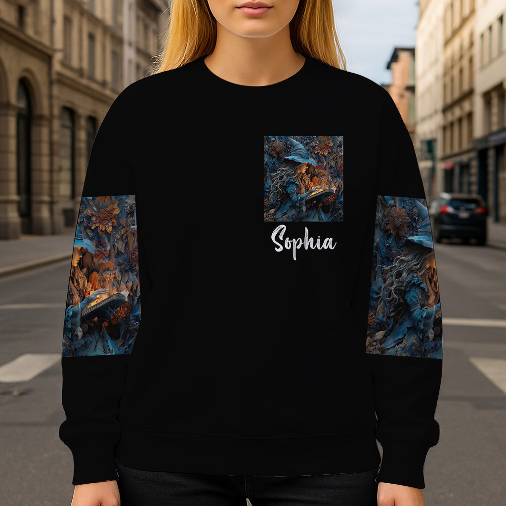 Purple Witch - Personalized Witch All Over Shirt