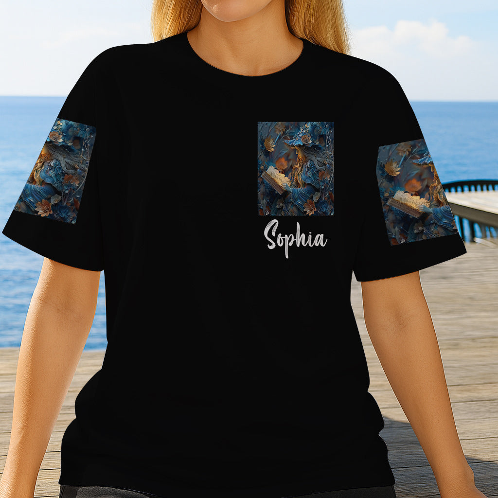 Purple Witch - Personalized Witch All Over Shirt