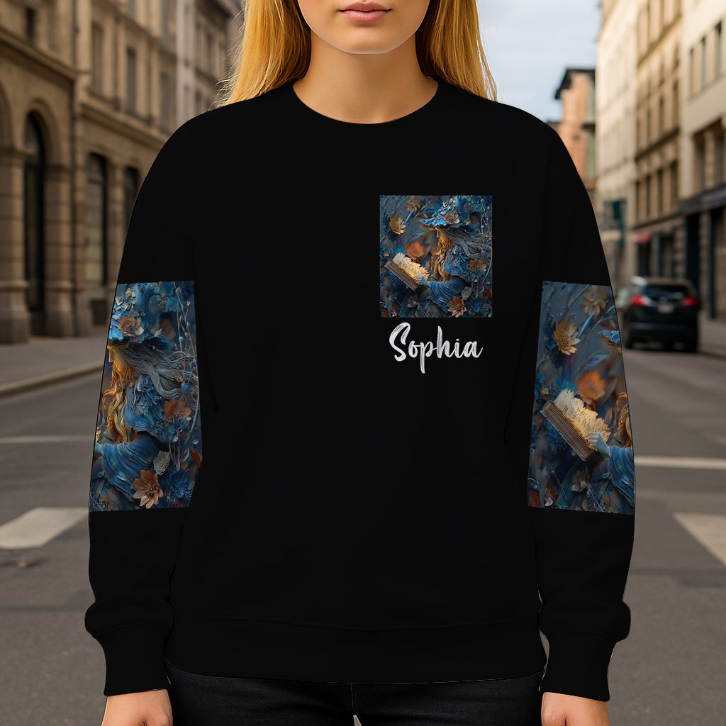 Purple Witch - Personalized Witch All Over Shirt