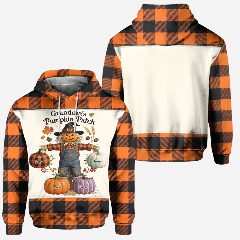 Grandma's Pumpkin Patch - Personalized Grandma Hoodie and Leggings
