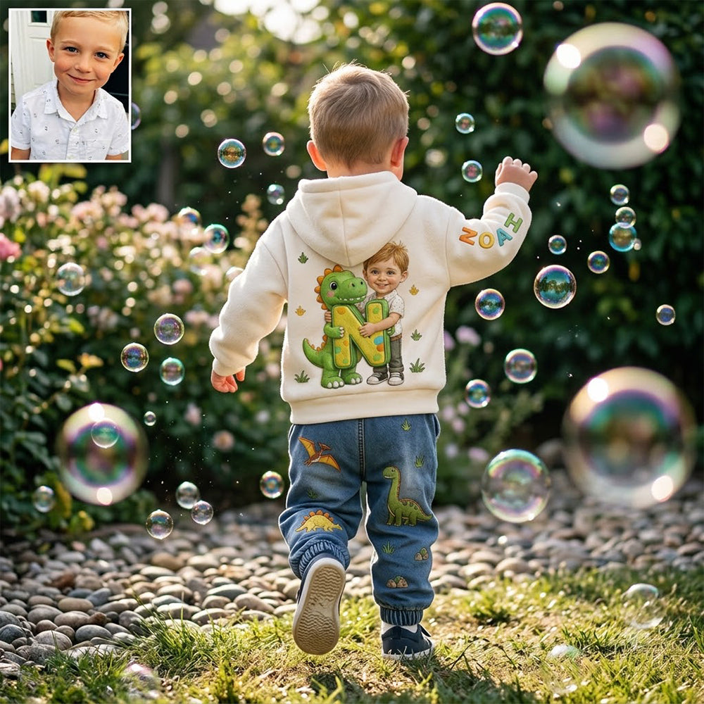 Hoodie & Jogging Enfant Personnalisé - Thème Alphabet Photo