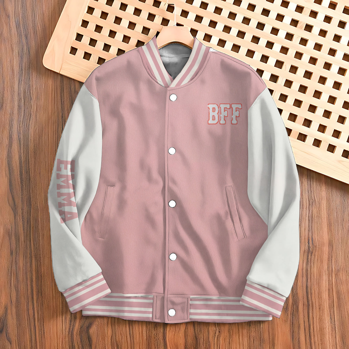 Meilleures amies pour toujours - Veste universitaire personnalisée pour meilleures amies