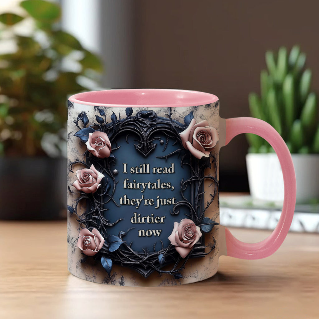 Ich lese immer noch Märchen – Personalisierte Tasse mit Schurkenakzent