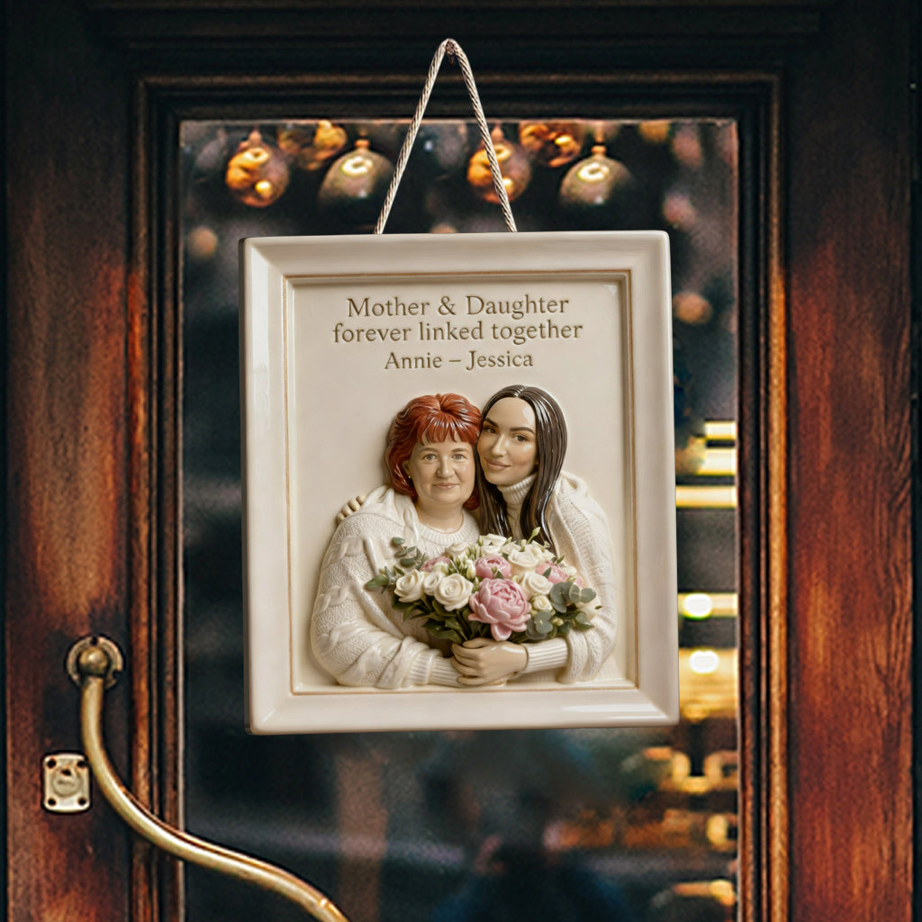 Custom From Any Photo - Personalized Mother Custom Shaped Wood Sign