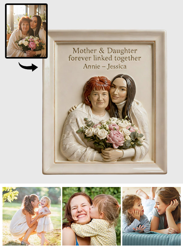 Custom From Any Photo - Personalized Mother Custom Shaped Wood Sign