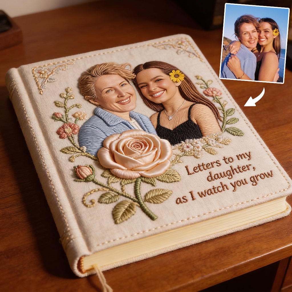 Letters To My Daughter - Personalized Mother Leather Journal