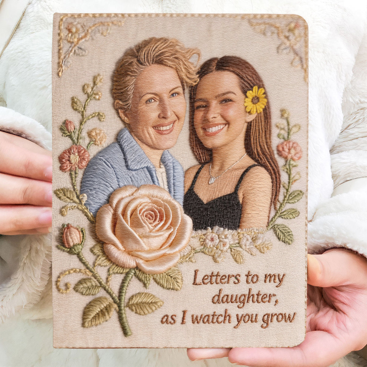 Letters To My Daughter - Personalized Mother Leather Journal