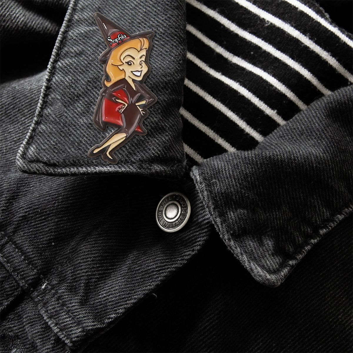 Magical Witch - Personalized Witch Pin