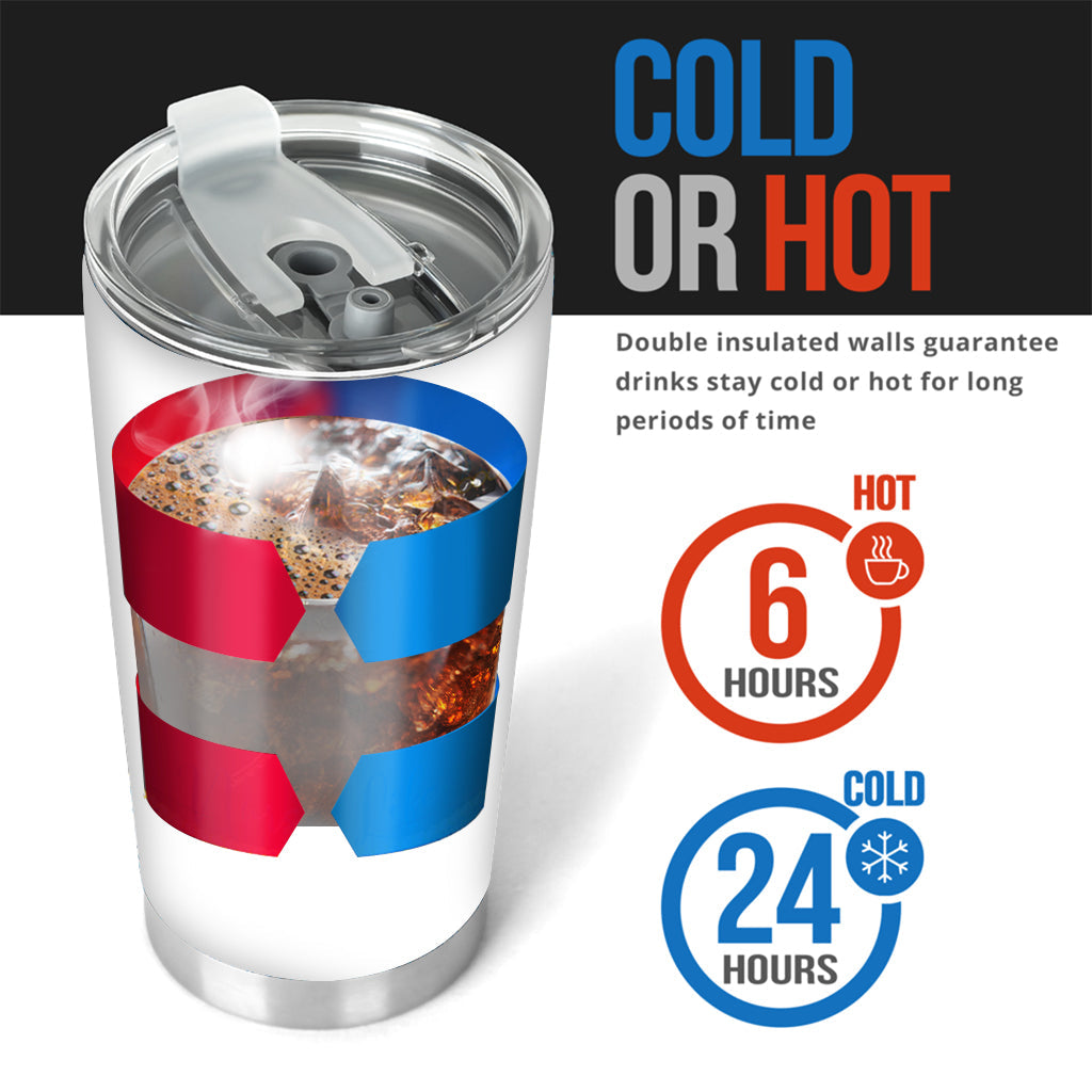 A Man Of Faith - Personalized Christian Tumbler