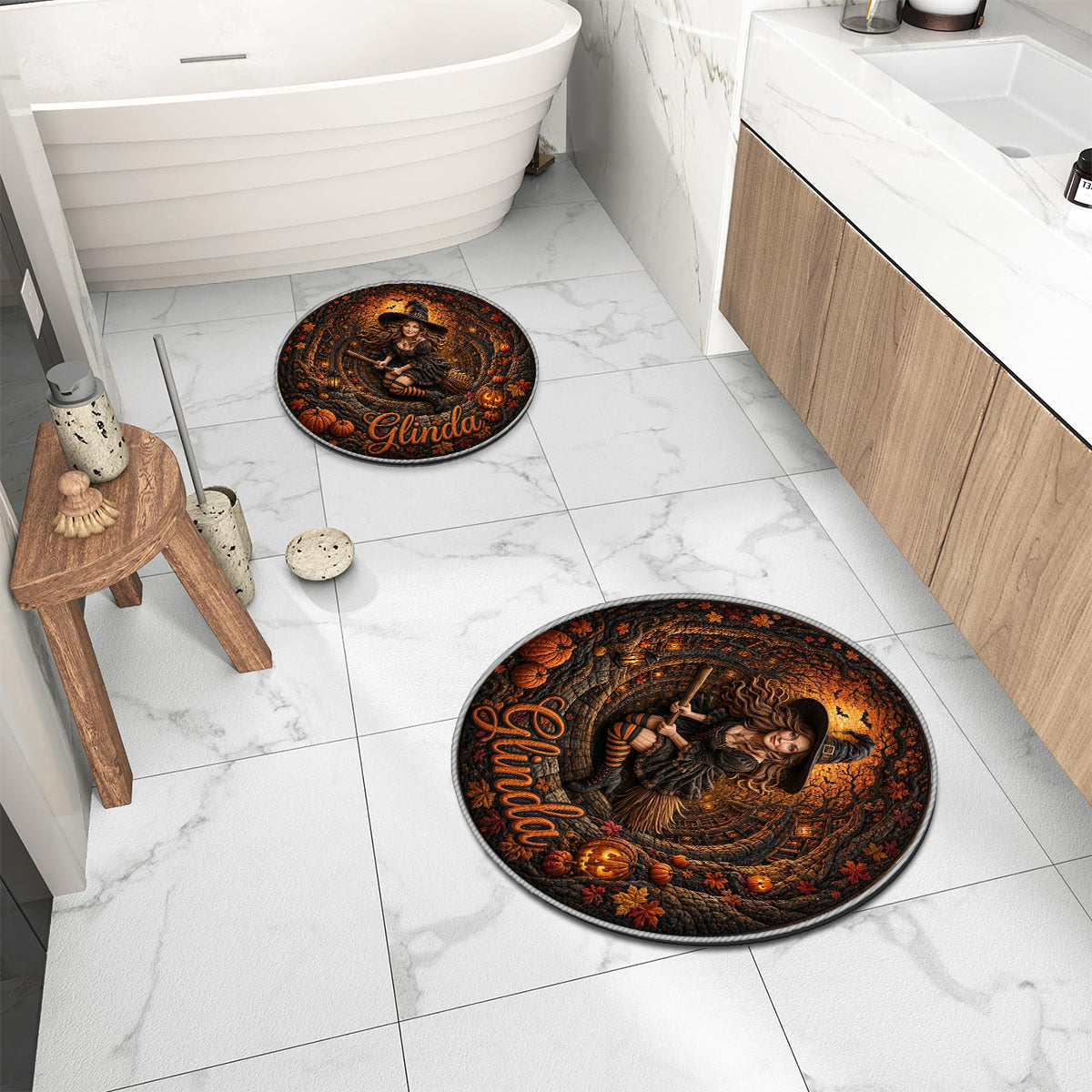 Be A Witch - Personalized Witch Non-Slip Tufted Rug