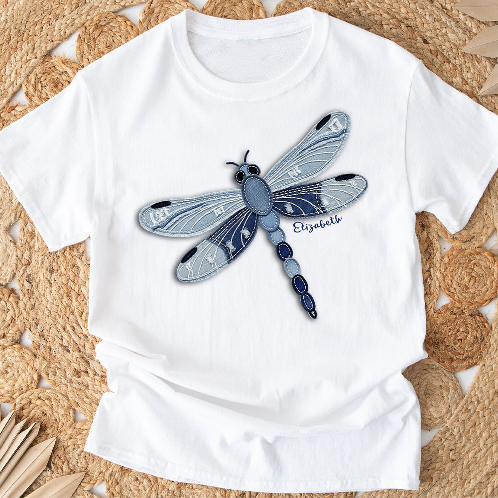 Blue Dragonfly/ Butterfly/ Bee/ Humming Bird - Personalized Gardening T-shirt And Hoodie