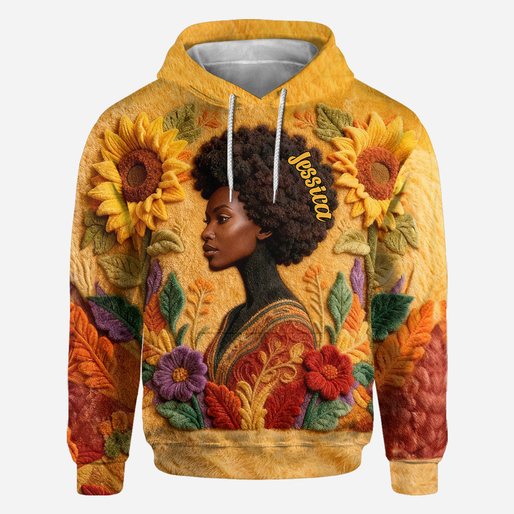 Black Queen - Personalized African American All Over Shirt