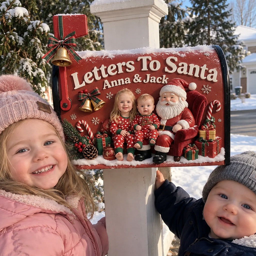 Letters To Santa - Personalized Kid Mailbox Cover