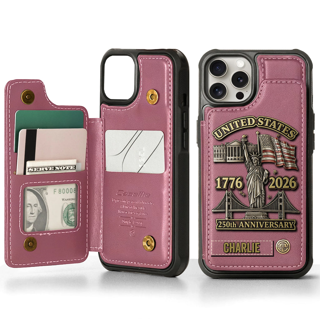 250th Anniversary - Personalized Wallet Phone Case
