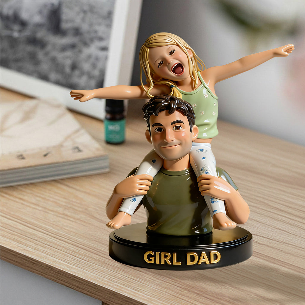 Bester Papa aller Zeiten - Personalisierte Vater Premium 3D Figur