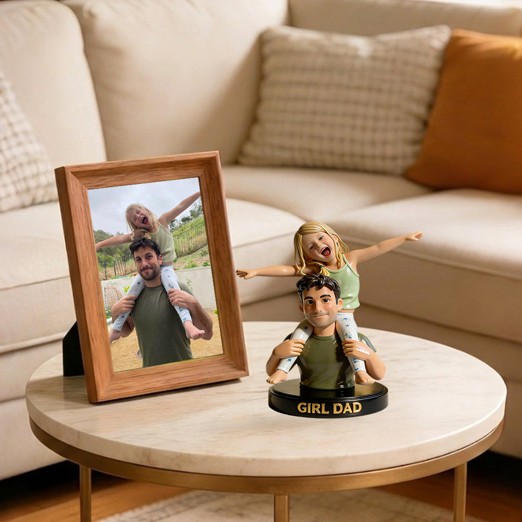 Bester Papa aller Zeiten - Personalisierte Vater Premium 3D Figur