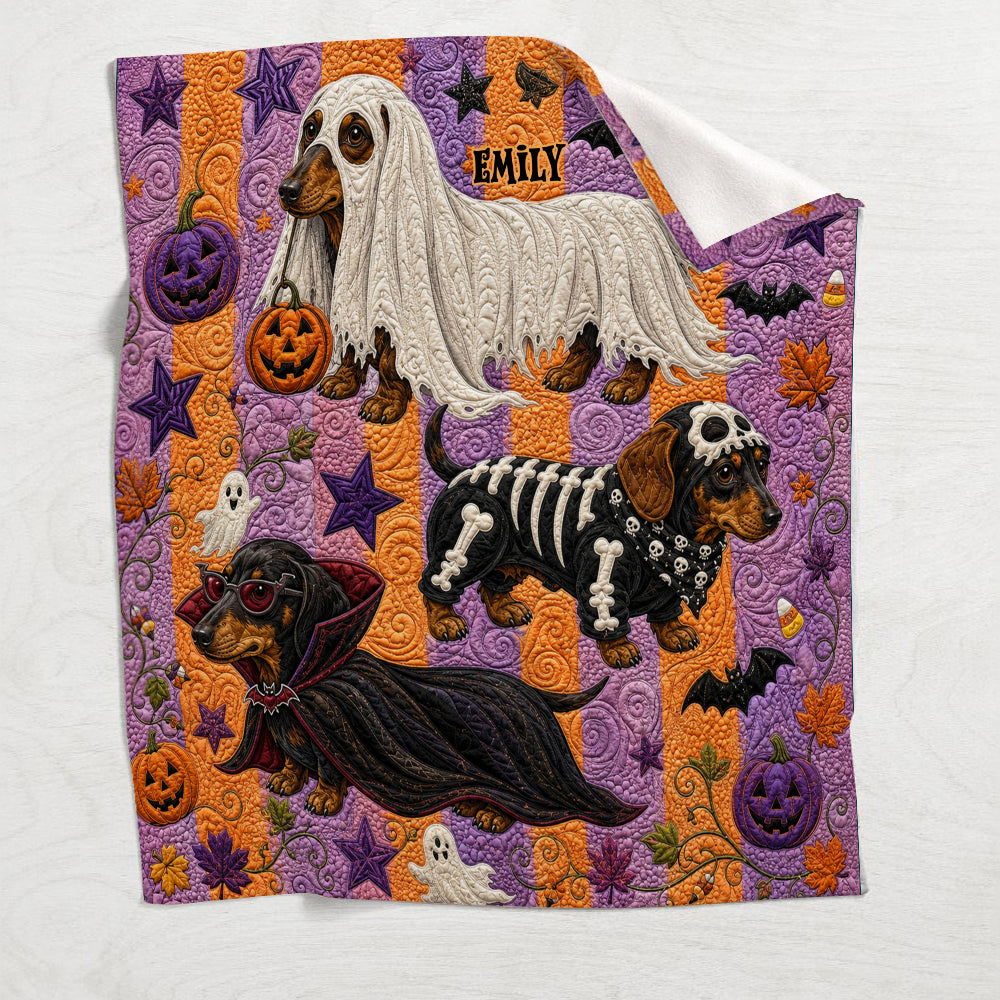 Love Dachshunds - Personalized Dachshund Blanket