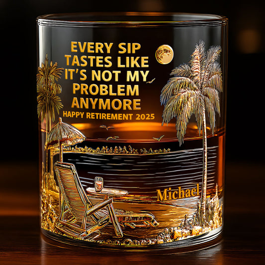 Herzlichen Glückwunsch zum Ruhestand – personalisiertes Whiskyglas für Rentner