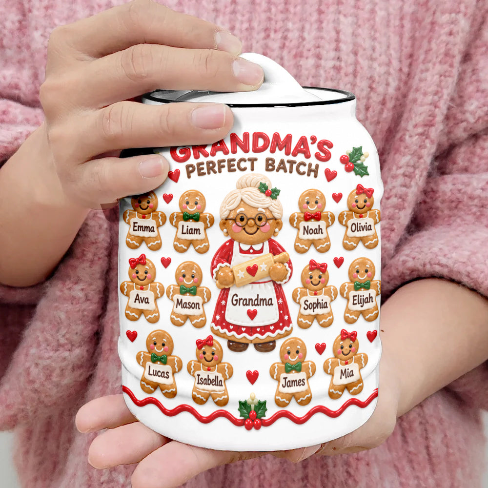 Grandma's Perfect Batch - Personalized Grandma Cookie Jar