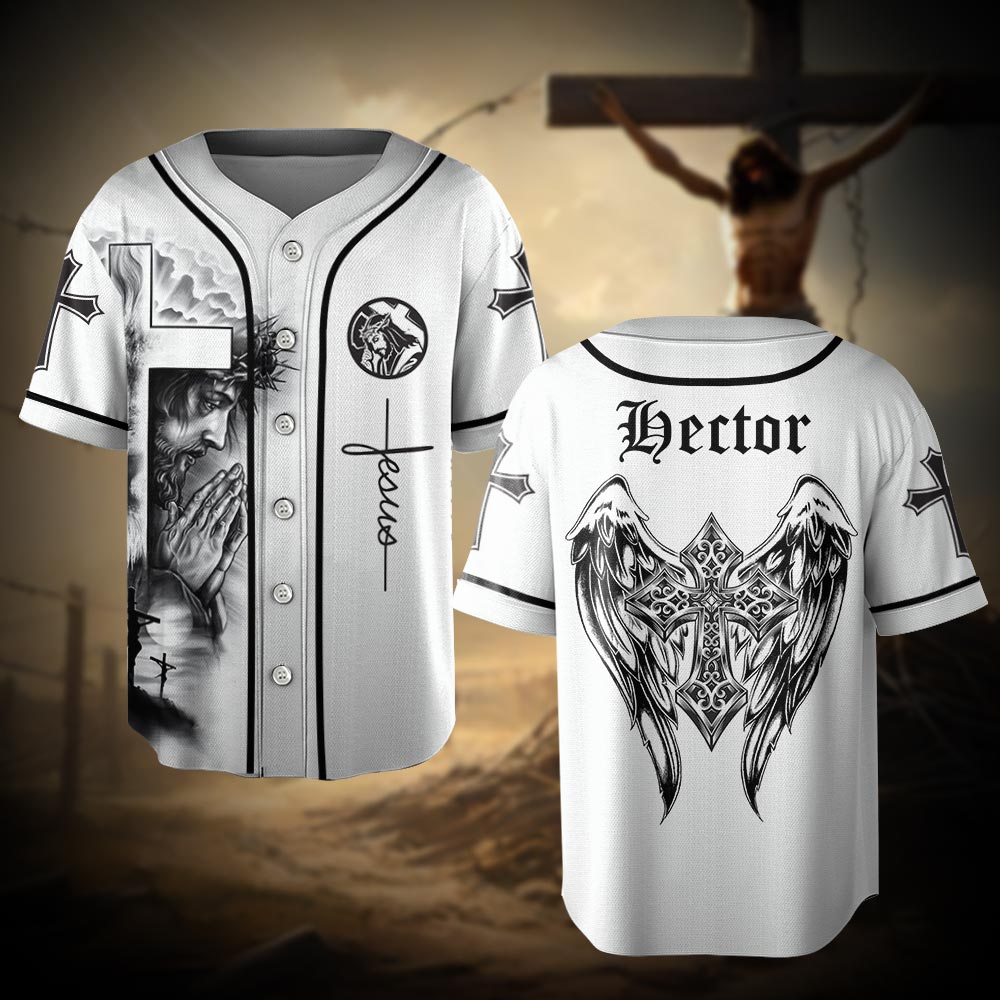 Liebe Jesus – Personalisiertes christliches Baseballtrikot
