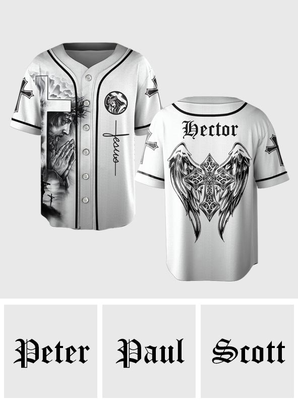 Liebe Jesus – Personalisiertes christliches Baseballtrikot