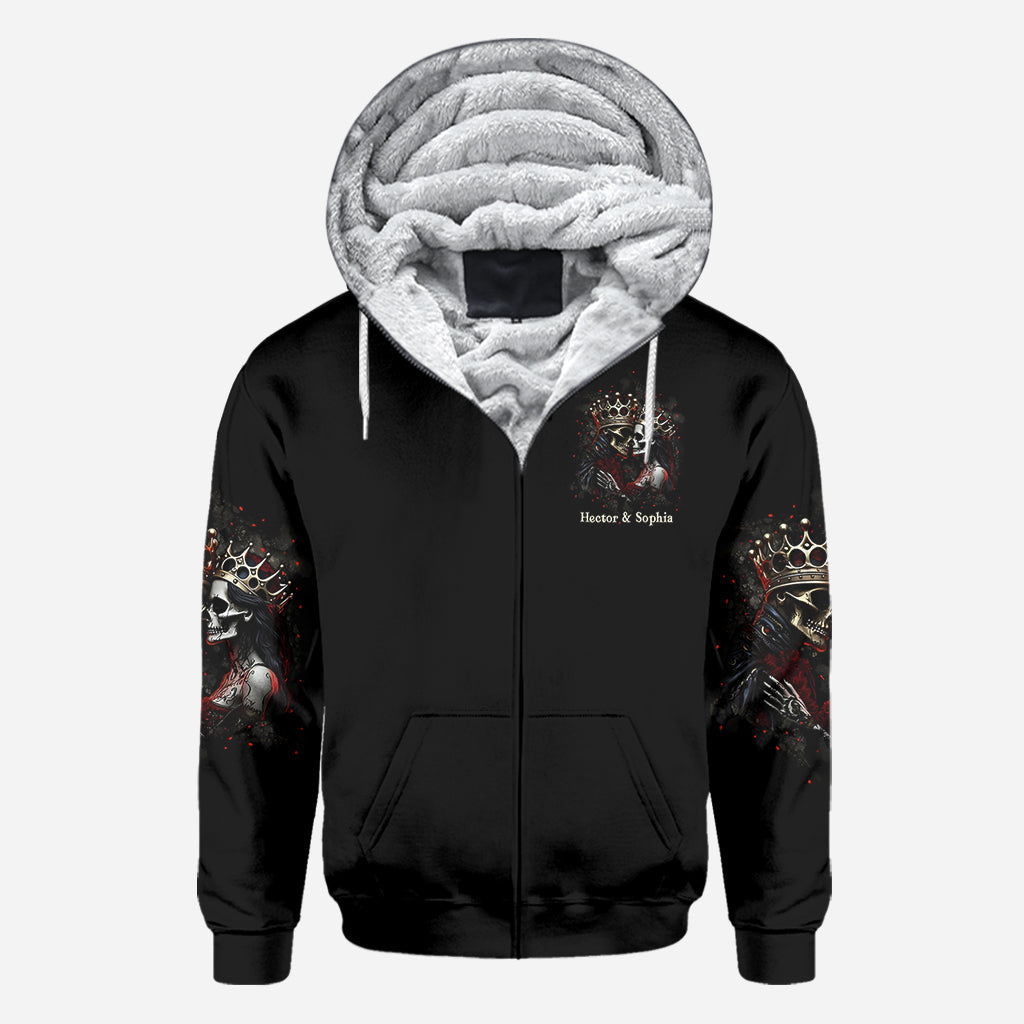 Till Death Do Us Part - Personalized Couple All Over Shirt