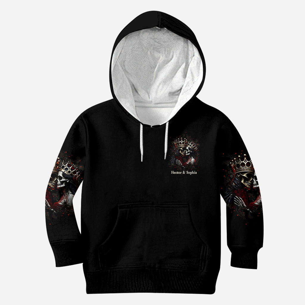 Till Death Do Us Part - Personalized Couple All Over Shirt