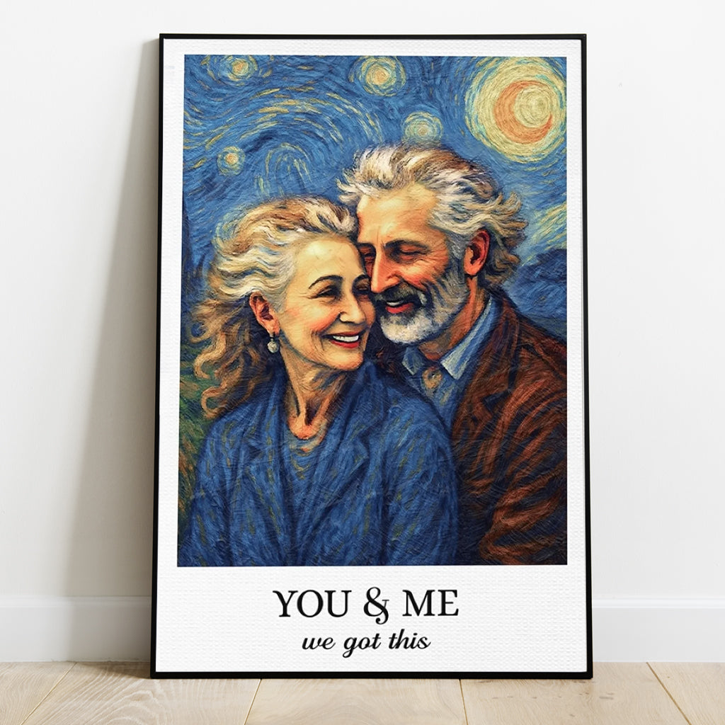 You & Me We Got This - Personalized Couple Canvas And Poster