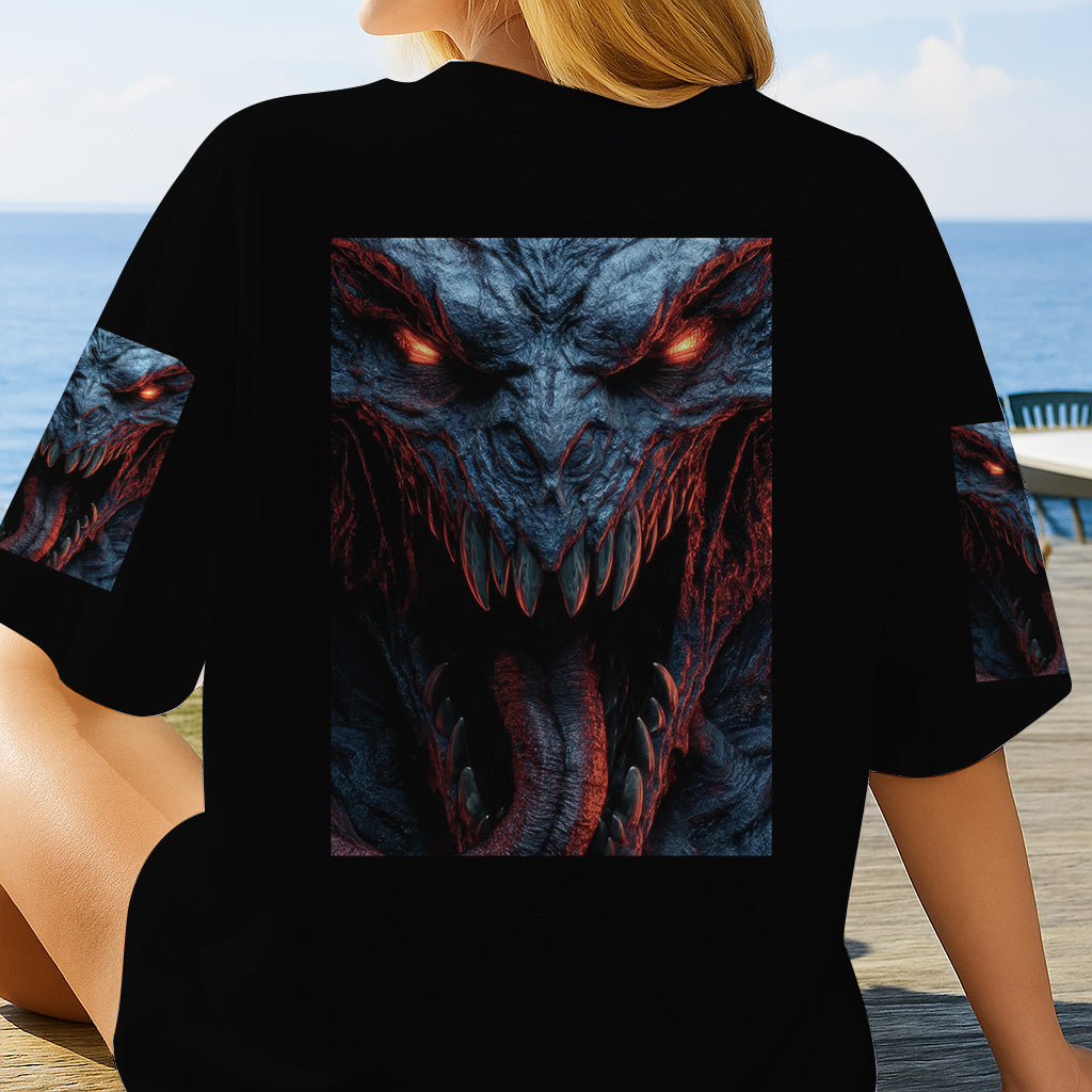 Scary Monster - Personalized Halloween All Over Shirt