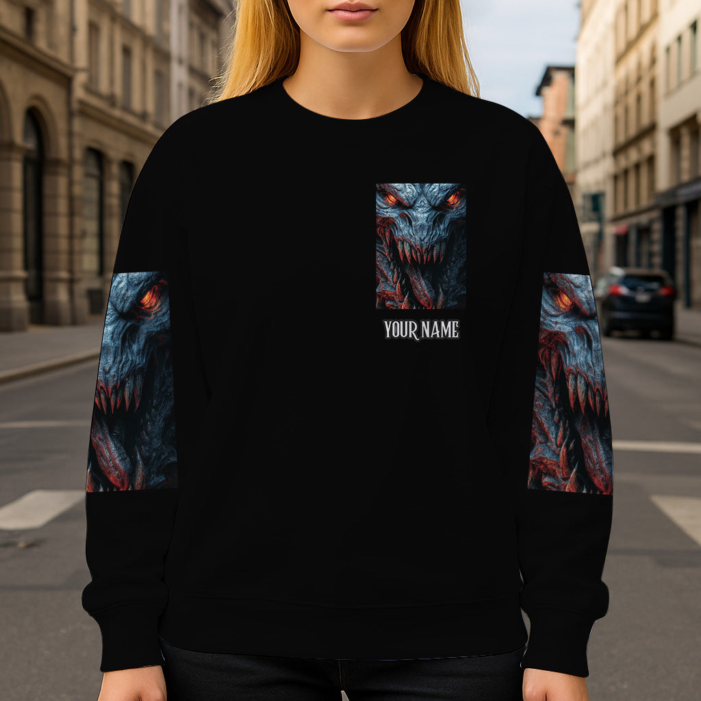 Scary Monster - Personalized Halloween All Over Shirt