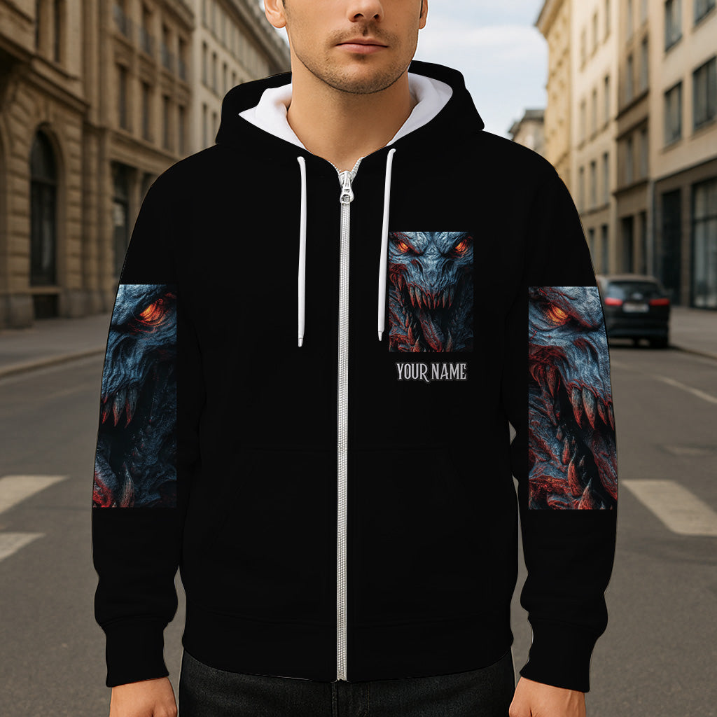 Scary Monster - Personalized Halloween All Over Shirt