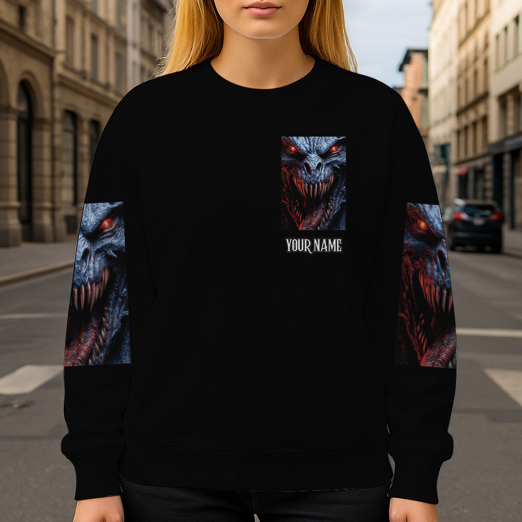 Scary Monster - Personalized Halloween All Over Shirt