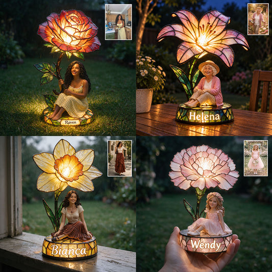 Garden Glow - Personalisierte Garten Solar Acrylleuchte
