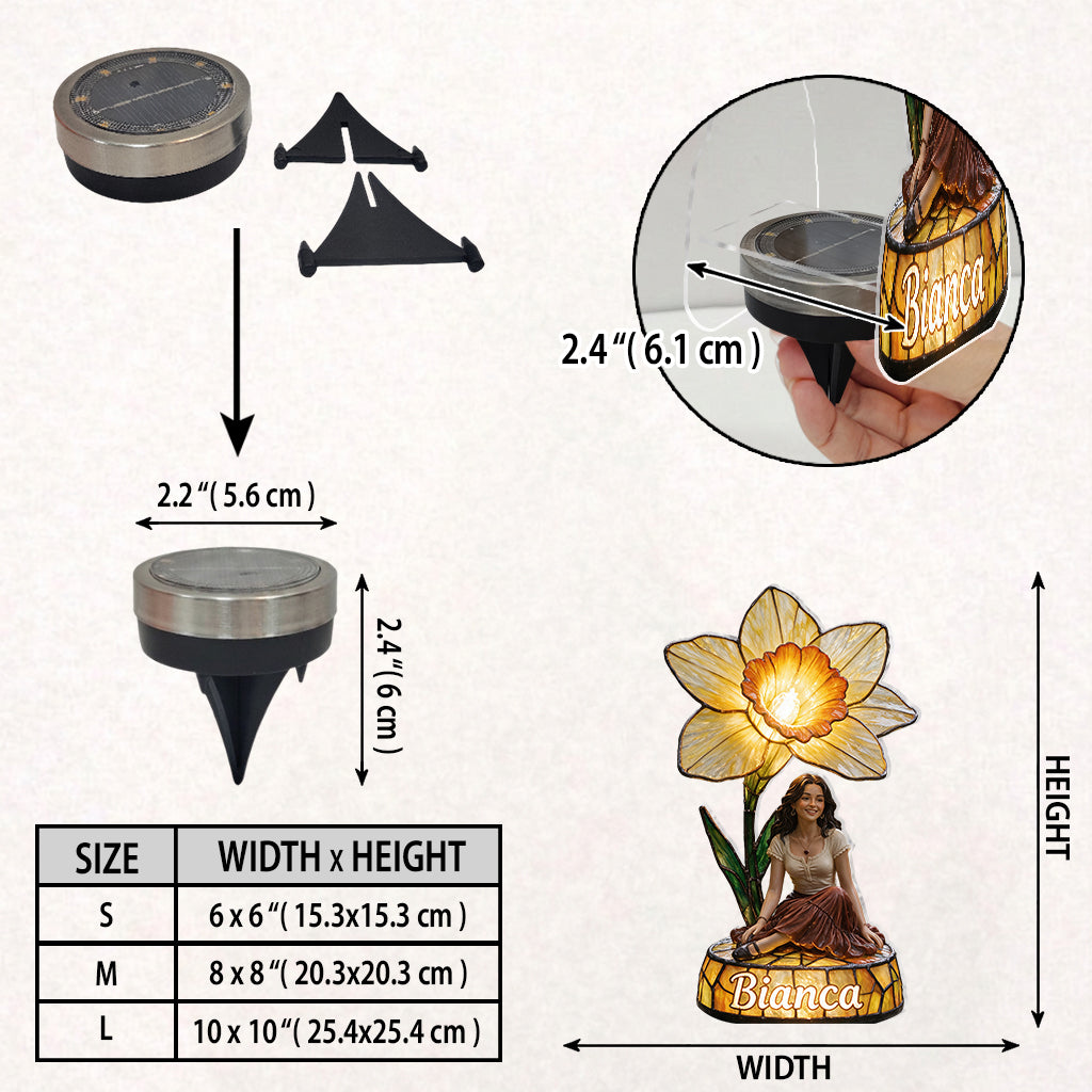Garden Glow - Personalized Gardening Solar Acrylic Light