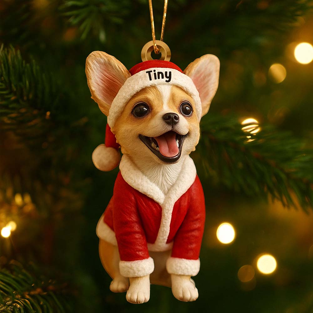 Poilu et lumineux - Figurine miniature 3D personnalisée pour chien