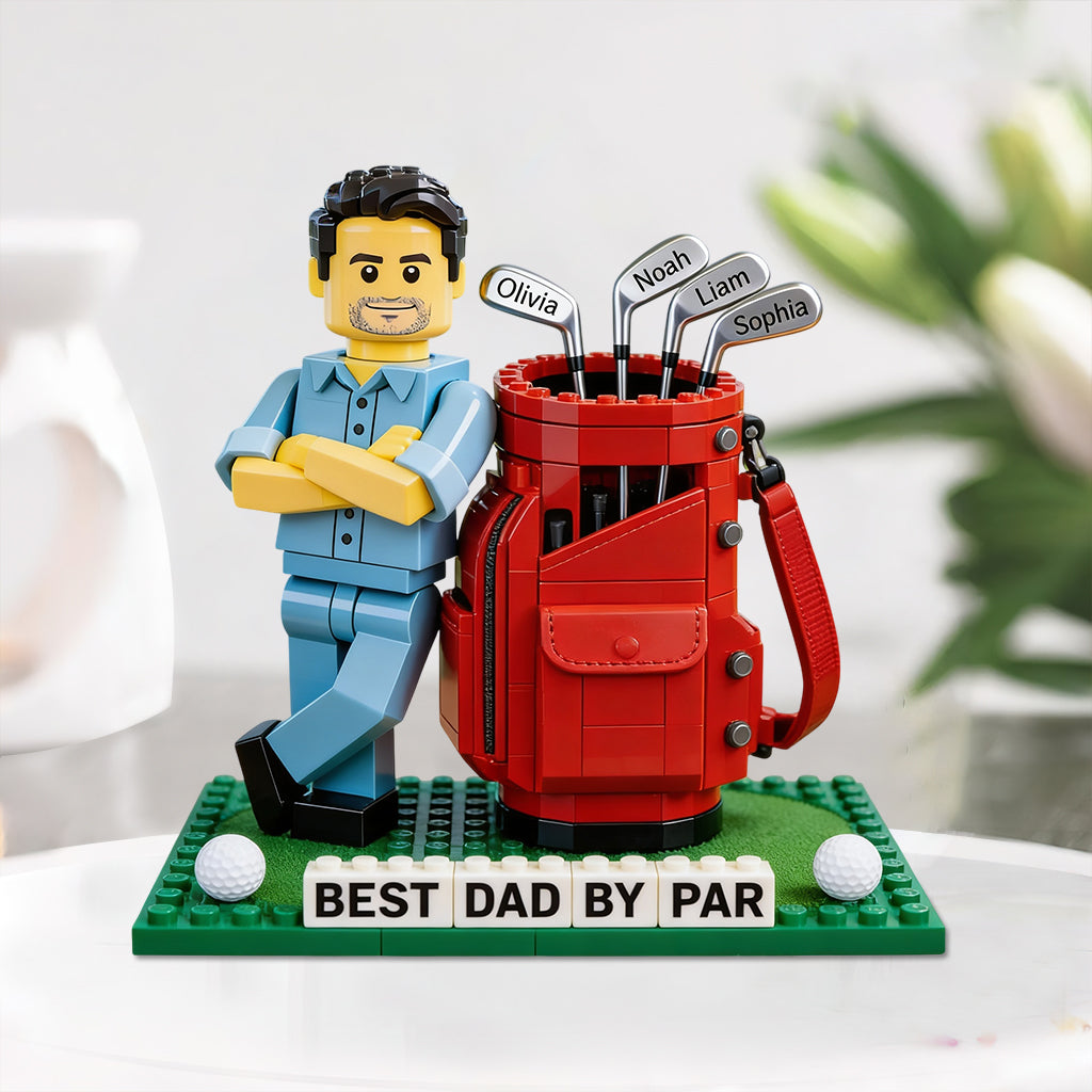 Bester Papa - Personalisierte Golf Acrylplakette