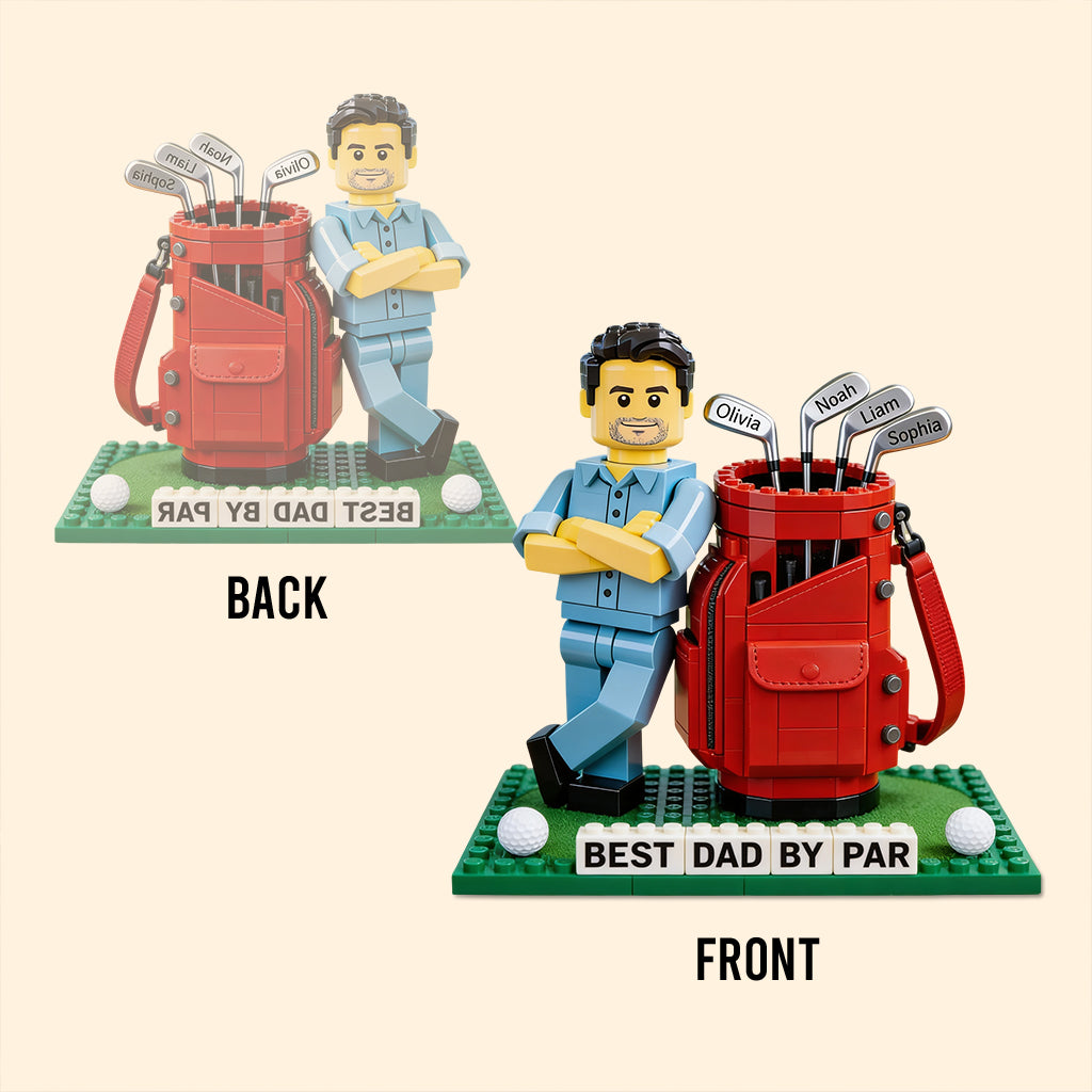 Bester Papa - Personalisierte Golf Acrylplakette
