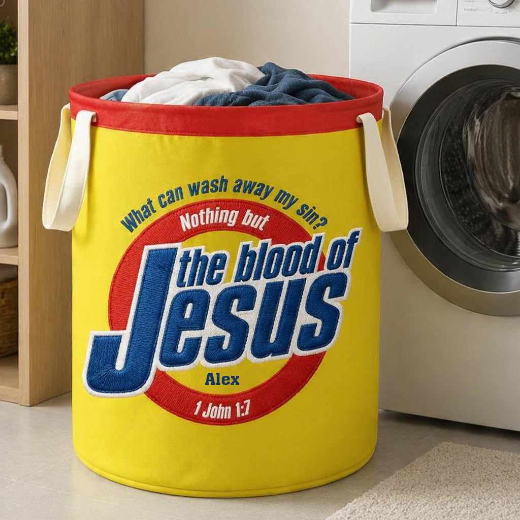 Das Blut Jesu - Personalisierter Christlicher Aufbewahrungskorb