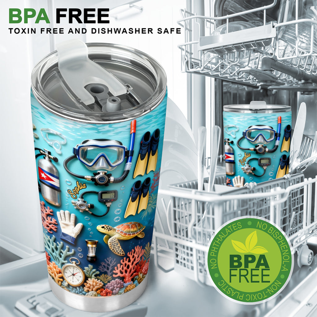 Suba Diving Lovers - Personalisierter Tauchbecher