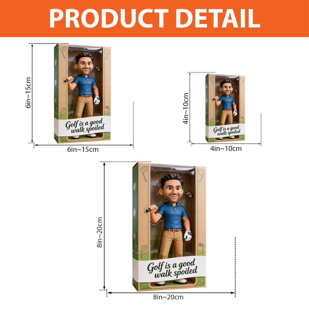 Love Golf - Personalized Golf Custom Shaped Acrylic Plaque