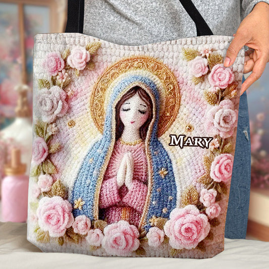 Blessed Mother - Personalized Christian Tote Bag