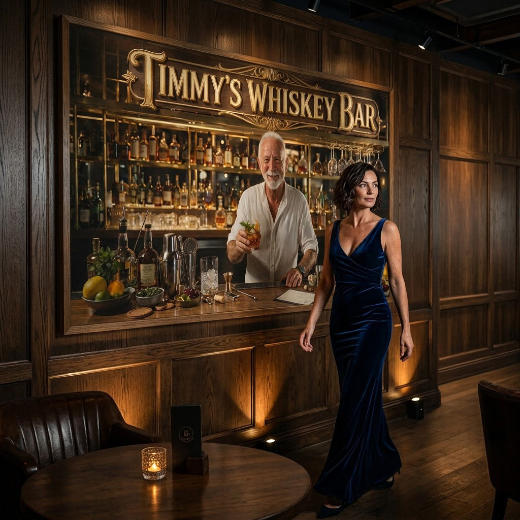 Bar Decoration - Personalized Whisky Wall Decal