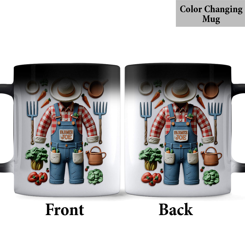 Gift for Farmer, Dad, Mom - Personalized Farmer Mug